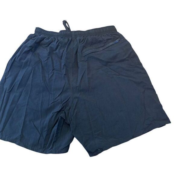 Speedo Men's Swim Trunks Medium Navy Blue Standard Elastic Waist Mesh Lining - Picture 3 of 11